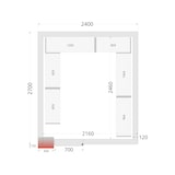 thumbnail of Paneles de cámara frigorífica 120 mm CR 240x270x220 de Tefcold