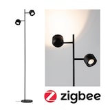 thumbnail of Paulmann LED Stehleuchte Smart Home Zigbee 3.0 Puric Pane   2700K 2x300lm 2x3W Schwarz 79780