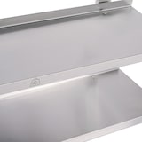 thumbnail of Romux® Estante Pared Doble Liso Ajustable de Acero Inoxidable 1200x300x660 mm | Estanteria de Pared para Cocina | Balda de Acero Estantería Pared