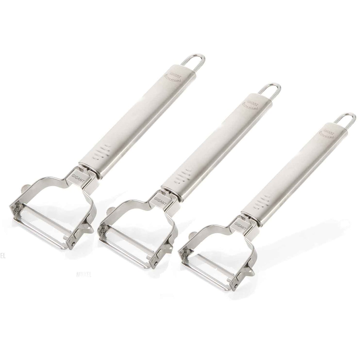 3er Set Spargelschäler Gemüseschäler Kartoffelschäler Karotten-Schäler u. Gurkenschäler