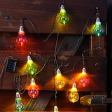 thumbnail of LED Solar Lichterkette bunte Glühbirnen 10 warmweiße LED L: 4,5m outdoor