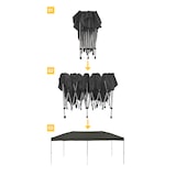 thumbnail of METRO PROFESSIONAL Gazebo pieghevole per catering Thagpi, acciaio/poliestere, 3 x 6 m, idrorepellente, nero