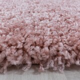 thumbnail of Hochflorteppich Shaggy Einfarbig Weich Flauschig Waschbar Strapazierfähig Schlafzimmer Rund Rosa 160x160 cm – SPREE von Kadima Design