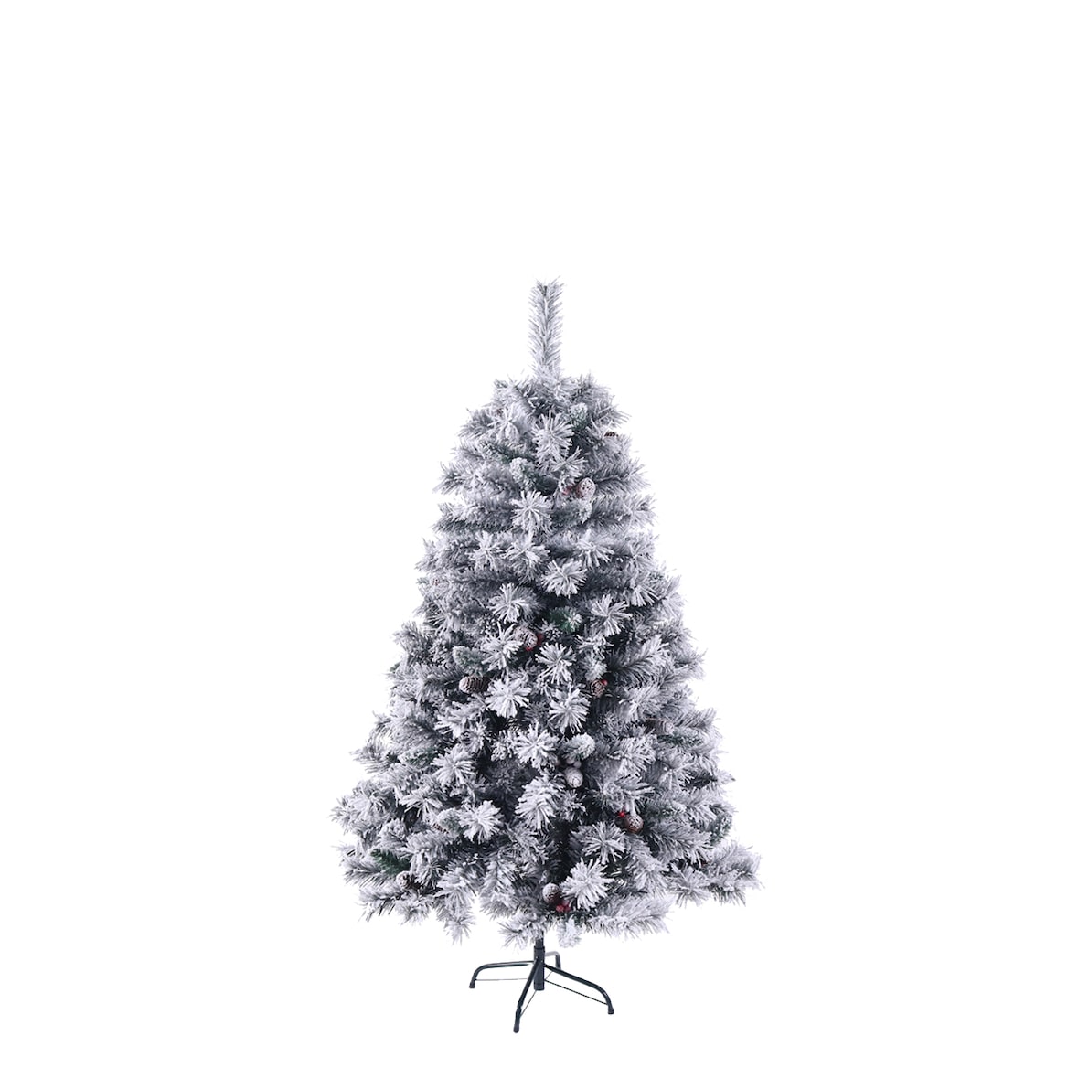 SVITA kunstmatige kerstboom sneeuw decoratie kunstboom PVC 150 cm