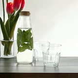 thumbnail of Hoogwaardige Serveerfles van glas met kurk - 500 ml - 8 Stuks