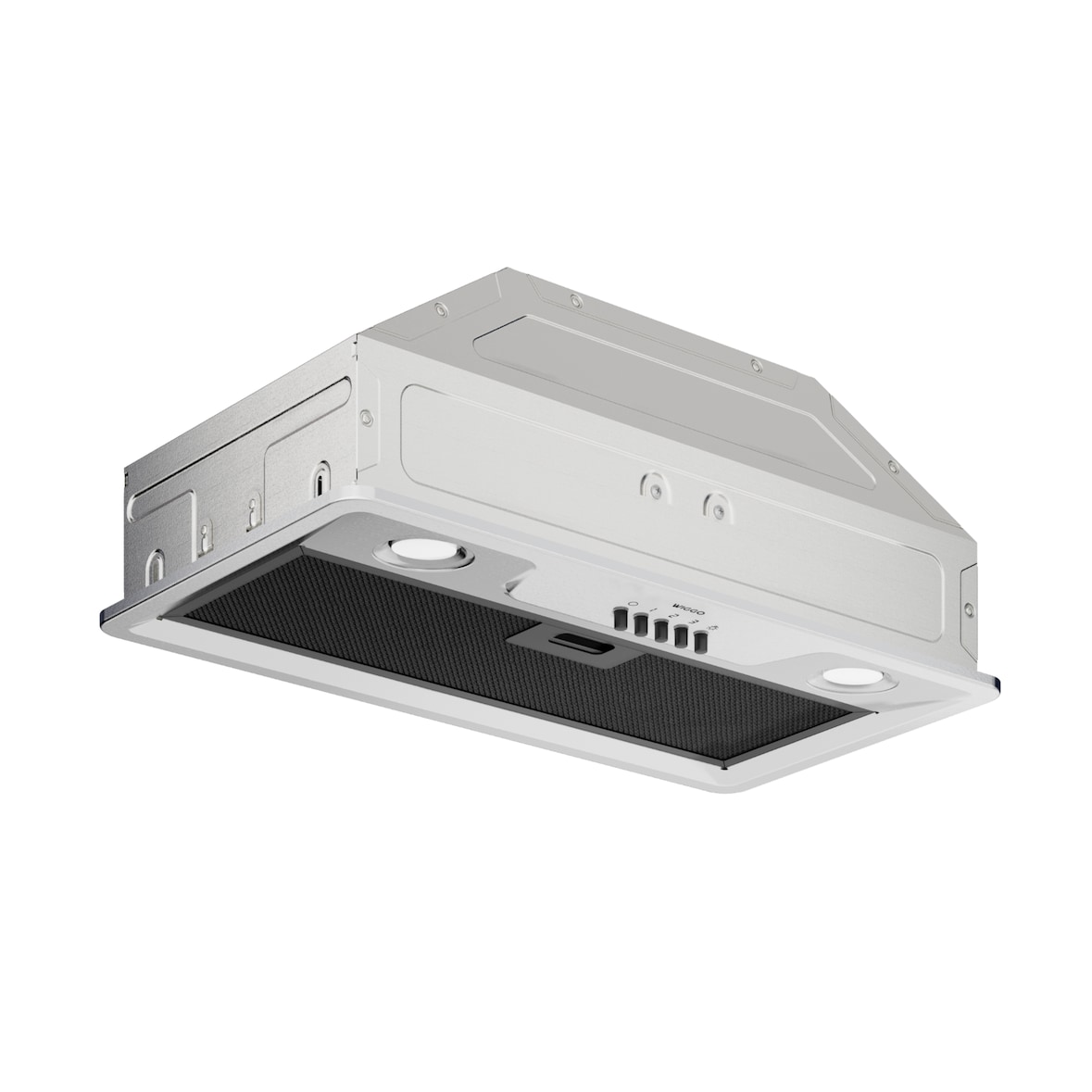 Wiggo WE-D630B(X) - Inbouw Afzuigkap - 60cm - Rvs