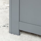 thumbnail of HOMCOM baúl de almacenaje para dormitorio banco de almacenaje con tapa baúl de almacenaje versátil con bisagra de seguridad 81x40x46 cm gris