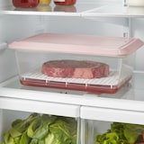 thumbnail of Pack 6 Bandejas para Descongelação de Alimentos de 4,2 L (Tampas em Cores Sortidas) - Sem BPA. Para serviços de buffet, restaurantes, cozinhas..