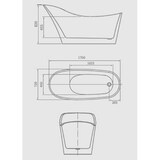 thumbnail of Badewanne Badeausstattung Badzubehör CHUR II weiss