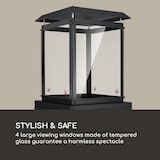 thumbnail of Flagranti Gasheizstrahler 8kW Gasflasche bis 11kg Edelstahl Schwarz