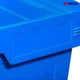 thumbnail of PROREGAL Conical Mehrweg-Stapelbehälter Blau | HxBxT 17,3x40x60cm | 29 Liter | Lagerbox Eurobox Transportbox Transportbehälter Stapelbehälter
