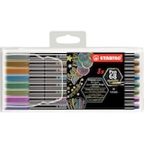 thumbnail of Fasermaler Pen 68 metallic 8er Metalletui, Strichstärke: 1,4 mm, Tinte auf Wasserbasis, geruchsneutral