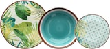 thumbnail of Vajilla Porcelana Stoneware Decorada 18 Pzas Jungle Mix