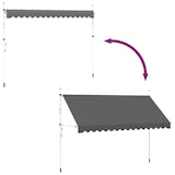 thumbnail of Tenda Da Sole Retrattile Manuale 400 Cm Antracite