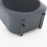 thumbnail of Calefactor eléctrico JATA TV55G con termostato ajustable. 2000 W. 2 potencias de calor y ventilador. Calentamiento rápido. Antivuelco. Color gris