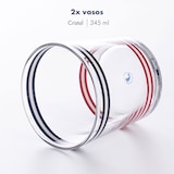 thumbnail of El Ganso - Set 2 Gläser mit Streifen 345ml aus Glas