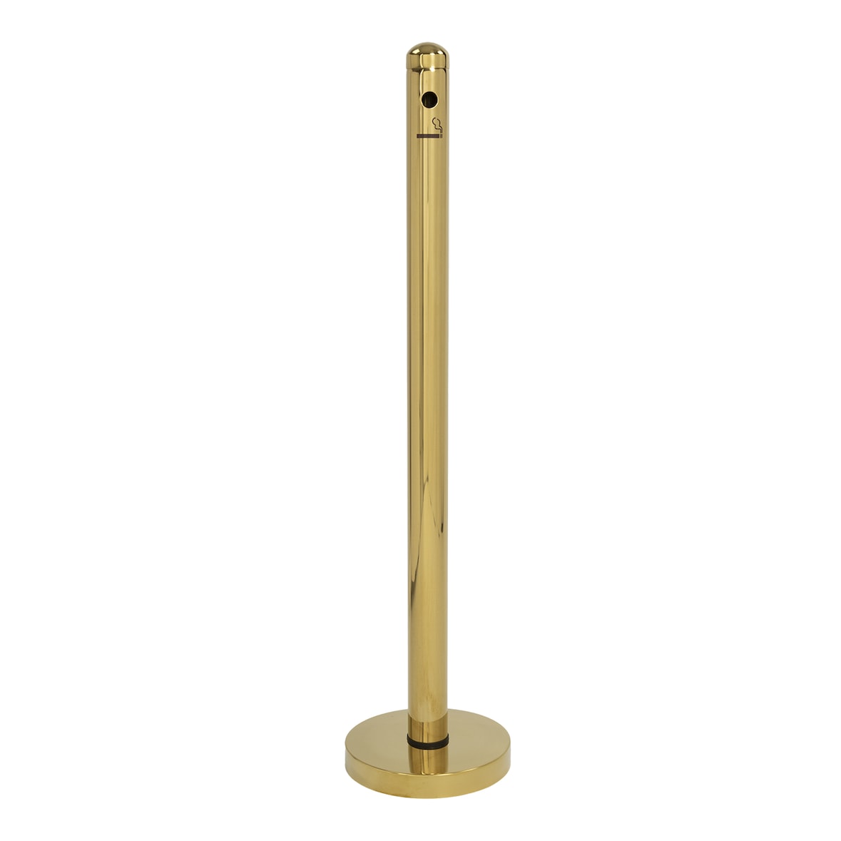 Securit® Cendrier - Doré - Ensemble pied + socle - 105cm