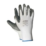 thumbnail of 12 Paar Arbeitshandschuhe Montagehandschuhe Nylon-Nitril Größe L-9 Unisex grau