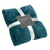 thumbnail of Plaid damier 130x170 émeraude -  Vert Rectangle Polyester Amadeus 170x130 cm