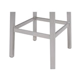 thumbnail of METRO PROFESSIONAL Conjunto de 2 bancos de bar Lynx, alumínio/madeira de eucalipto, prateado