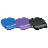 thumbnail of Fellowes Reposamuñecas de teclado Fellowes Gel Crystal™, fabricado en gel, apoyo para las muñecas cuando usa el teclado, color negro