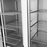 thumbnail of Congelador profesional de 2 puertas, acero inoxidable, refrigeración por aire, GN2/1, 210 x 148 x 83cm , con cerradura, 1300L, EASYLINE 10004 Vaiotec