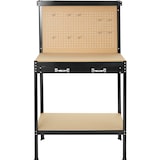 thumbnail of tectake Banco da lavoro con cassetto - 81 x 41 x 145 cm - 402749