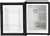 thumbnail of Barkühlschrank GAUKLER für 20 Dosen (330ml) | 1x Tür + LED | 40 Liter, HxBxT 54,5x40,5x44,3cm | +6/+15°C | Schwarz | + CHEFGASTRO Geschirrtuch