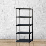 thumbnail of WellHome  Set 2 Estanterías de 5 Baldas de Plástico 90x40x176cm en color Negro