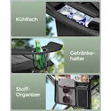 thumbnail of Campingstuhl klappbar bis 205 kg belastbar, Klappstuhl mit Getränkehalter, Angelstuhl, Schaumstoffpolsterung, hohe Rückenlehne, schwarz

GCB066B01