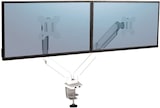 thumbnail of Fellowes Brazo para monitor doble horizontal Platinum  con 2 puertos USB, tamaño máximo monitor 32", fijación de pinza o atornillado a la mesa