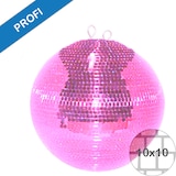 thumbnail of Spiegelkugel 30cm - pink - Safety - Diskokugel Echtglas - 10x10mm Spiegel PROFI