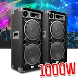 thumbnail of Paire d'enceintes passives IBIZA SOUND STAR 210 - DISCO BOX, Puissance 2x500W Bass-Reflex 2 Boomers 25cm - 3 voies