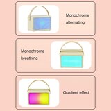 thumbnail of Enceinte Bluetooth Microphone HiFi LED Portable Rose Effets RGB Compacte Rose YONIS