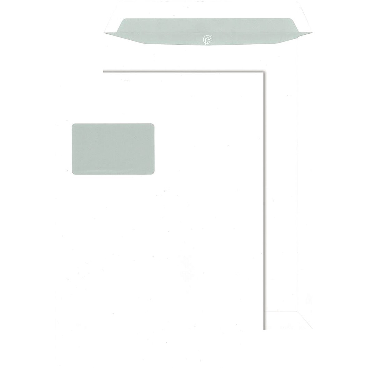 Versandtasche 30005425 C4 100g mit Fenster haftklebend weiß 250 Stück