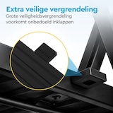thumbnail of BRASQ Huishoudtrap 4-treden Zwart - keukentrap inklapbaar metaal voor Particulier en professioneel gebruik - Trap Ladder - Anti slip