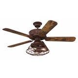 thumbnail of Deckenventilator Barnett Braun 122 cm mit LED Leuchte 122