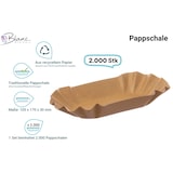 thumbnail of Pappschalen Pommesschalen medium 2.000 Stk, to go, take away, biologisch abbaubar, nachhaltig, kunststofffrei