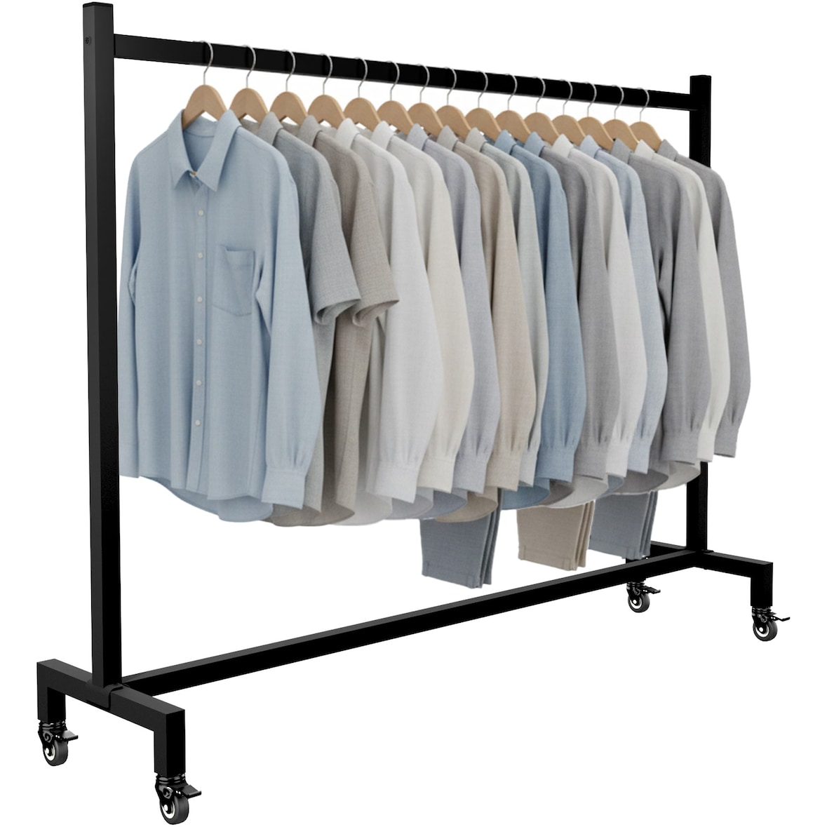 Appendiabiti Gisborne nero/150x38x120