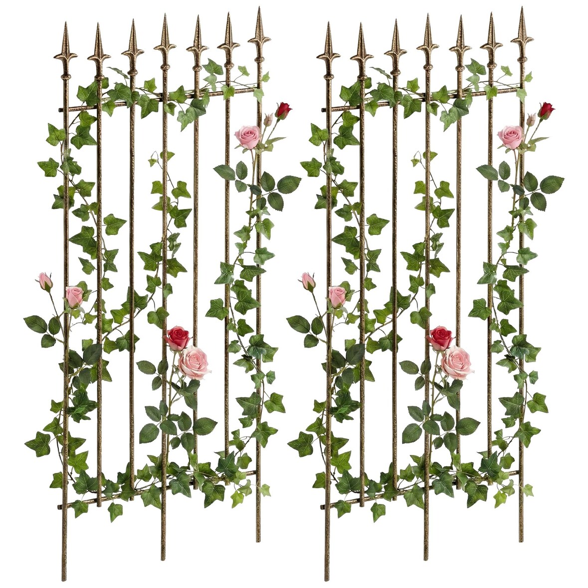 Juego de 2 celosias Elisa 100 x 50 cm Bronce