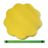 thumbnail of Zitronenserviertuch "Lemon Wrap" aus Baumwolle 100 Stück 22 cm Gelb-Grün