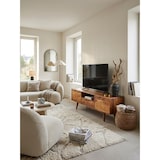 thumbnail of Massives Lowboard im Landhausstil, Fernsehkonsole mit Stauraum, Handgefertigt. 135x45x51 cm | Kadima Design