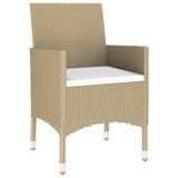 thumbnail of Juego de comedor para jardín de 3 piezas ratán sintético beige