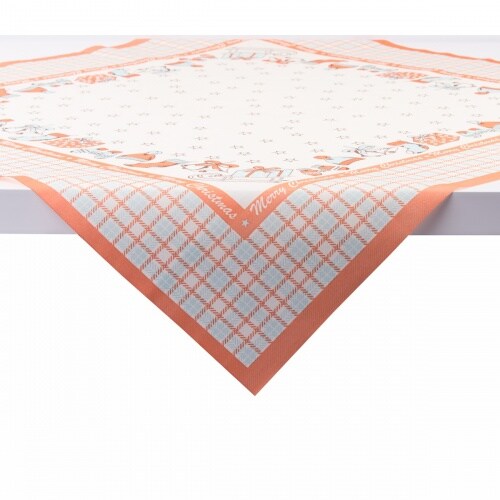 Sovie HOME Tischdecke Amy in Champagner aus Linclass® Airlaid 80 x 80 cm, 1 Stück - Mitteldecke Weihnachten