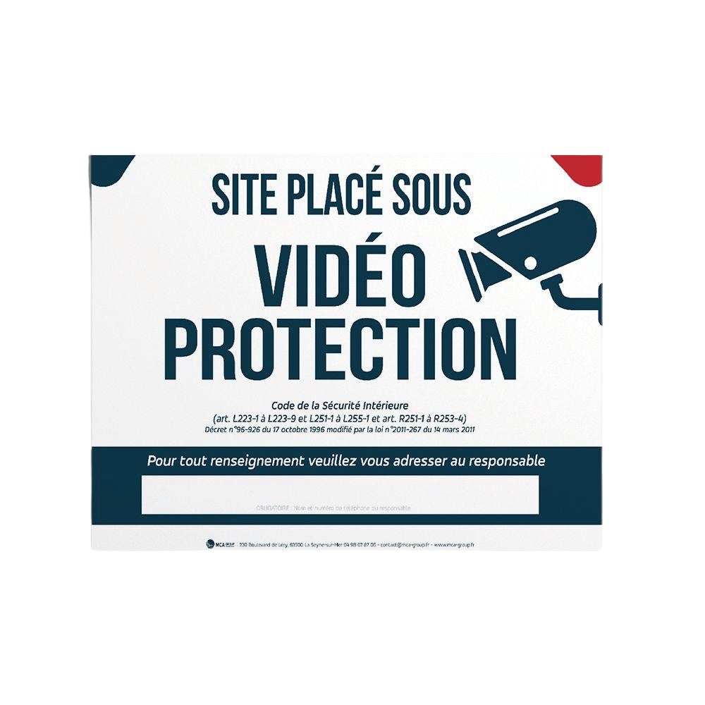 Panneau Vidéo Protection
