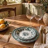 thumbnail of Novastyl - Lot de 36 assiettes faustine en grès vert