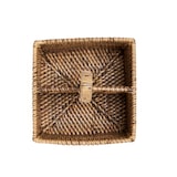 thumbnail of Bazar Bizar Bestekhouder van rotan 18x18x29 cm naturel bruin