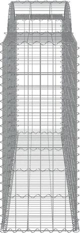 thumbnail of vidaXL Gabionen mit Hochbogen 4 Stk. 300x50x120/140cm Verzinktes Eisen