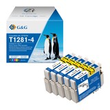 thumbnail of G&G Epson T1285 XL - Huismerk Inktcartridge - Multipack