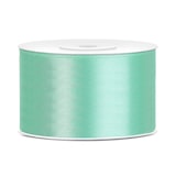 thumbnail of Satin Geschenkband 38mm 5 Farben je 25m lang gelb grün türkis mint schwarz Schleifenband Geschenkverpackung Geburtstag Hochzeit Weihnachten